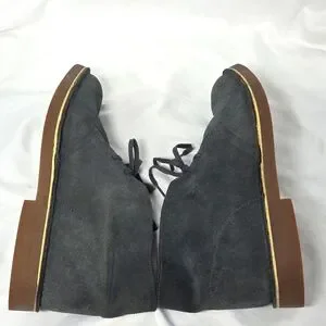 Clarks Elegant Bushacre Gray Suede Leather Chukka Boots Dark Grey Mens 13 Vguc Clarks | Shoes | Clarks Elegant Bushacre Gray Suede Leather  main image 3
